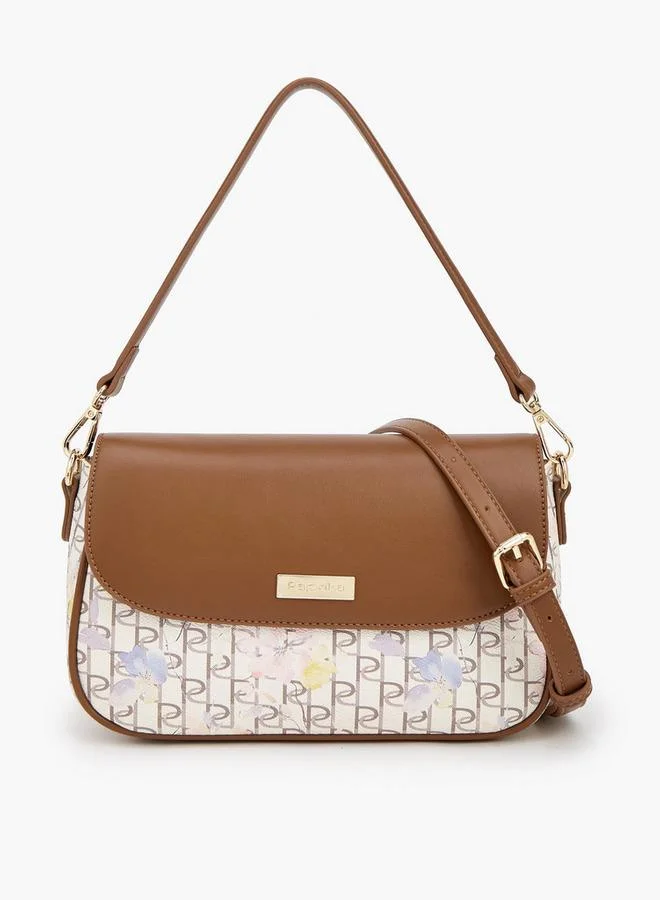 بابريكا حقيبة كروس بودي بطبعة شعار العلامة التجارية